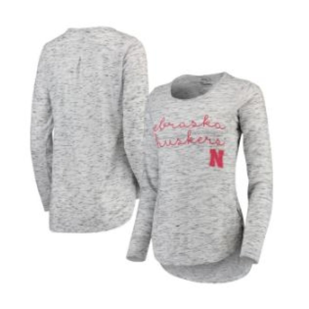 Nebraska Cornhuskers Space Dye L/S T-Shirt
